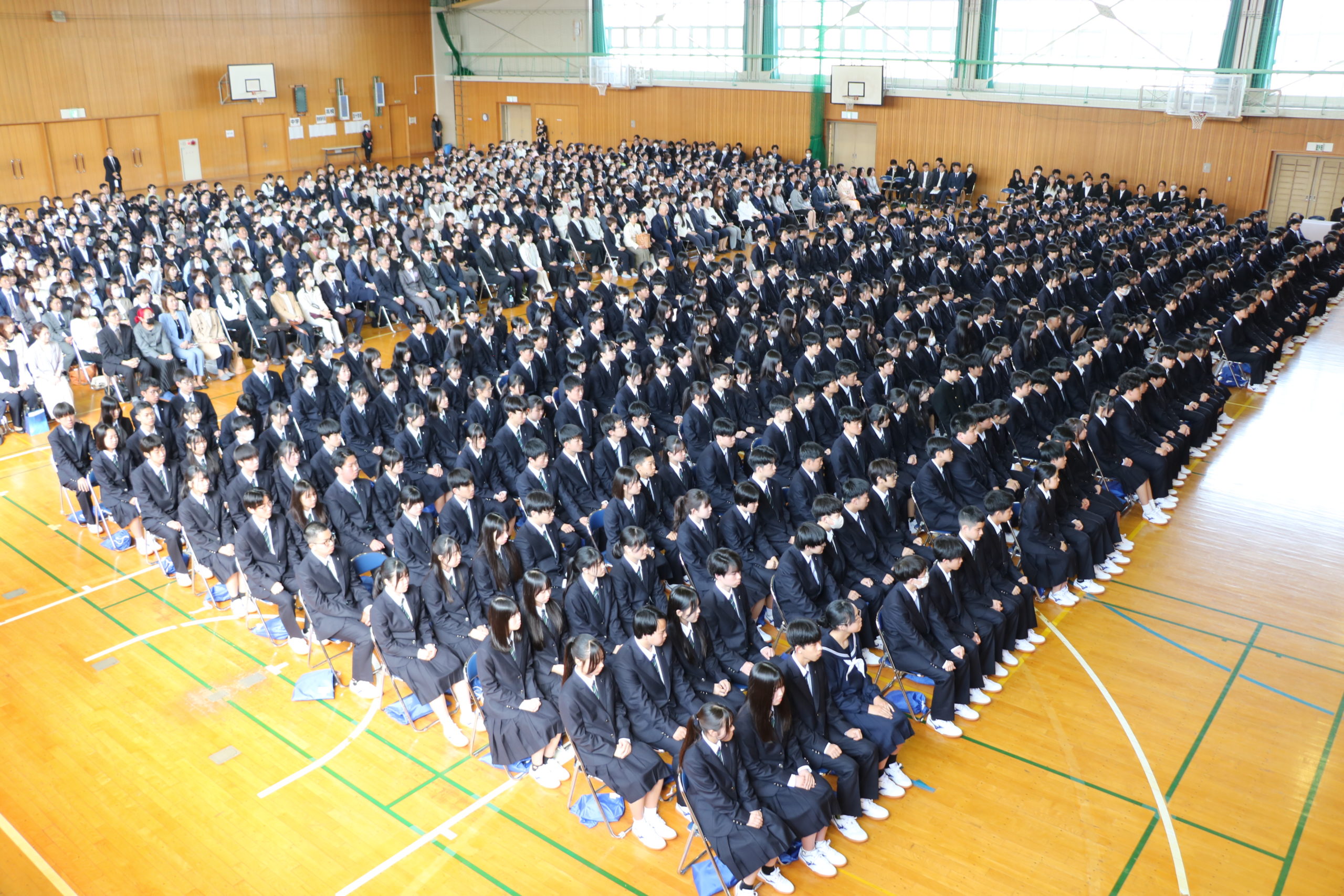 新入生と保護者